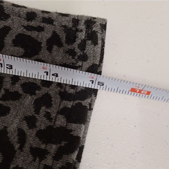 Sans Souci Gray Skirt Medium Animal Print Stretch - Picture 6 of 6